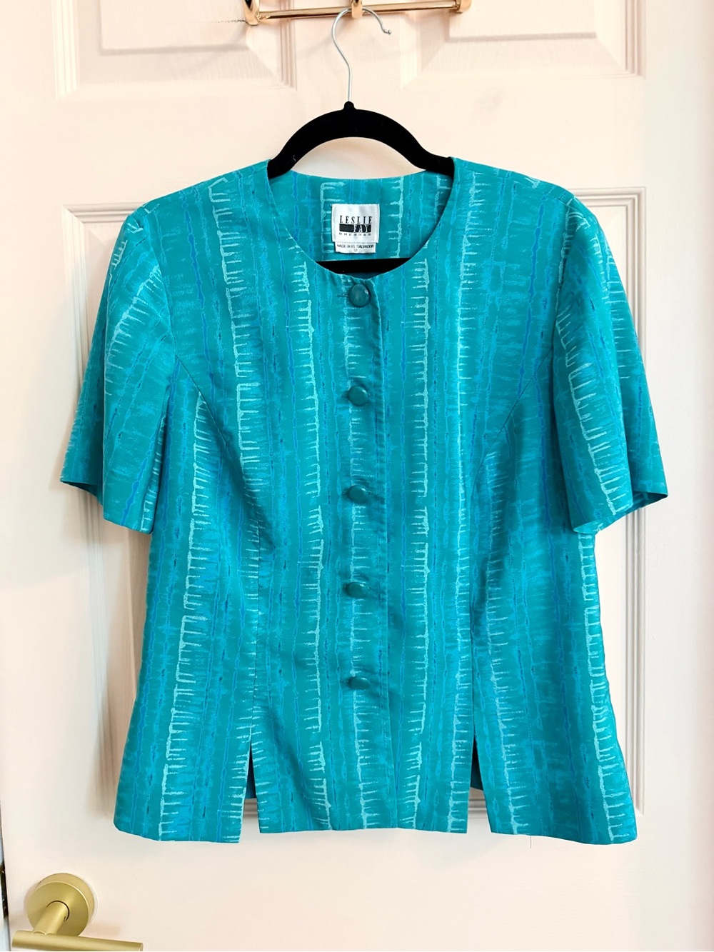 Blue Leslie fay jacket top